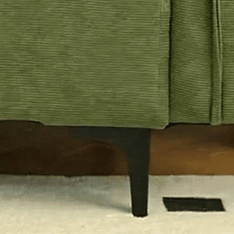 Modern Solid Color Tear Resistant Standard Sofa/Loveseat in Black/Ivory for 3-seater/Seats 2 - image 7