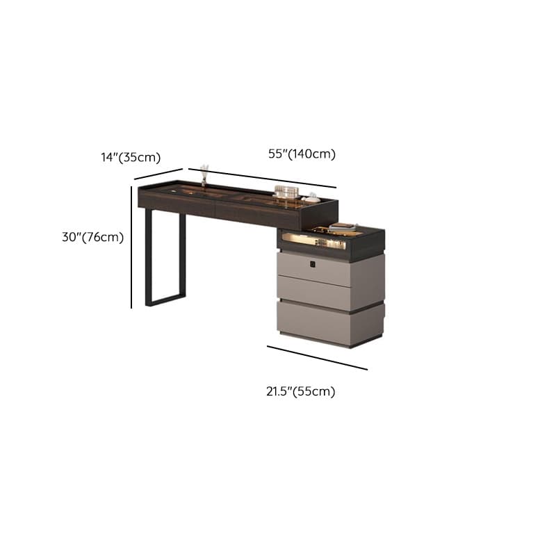 Multi-Purpose Vanity Set with Lighting, Scalable Telescopic Feature, Push-Pull, 2-in-1 Functionality, Adjustable Touch and Brightness - image 18