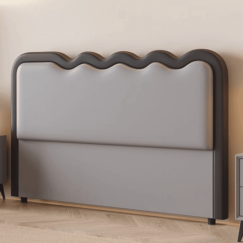 Art Deco Style Panel Headboard in Timber with No Distressing for Queen/Full/Twin XL Bed, Featuring Sponge Upholstery Fill and Free-standing Standard Height - image 3