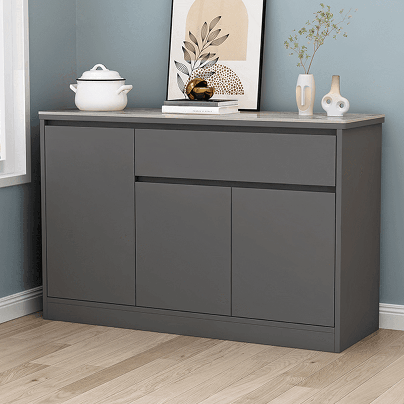 Buffet Table/Server with 1 Drawer, Drawers Storage, Sintered Stone Countertop, Adjustable Shelving, and 4 Doors/3 Doors/2 Doors Tabletop - image 13