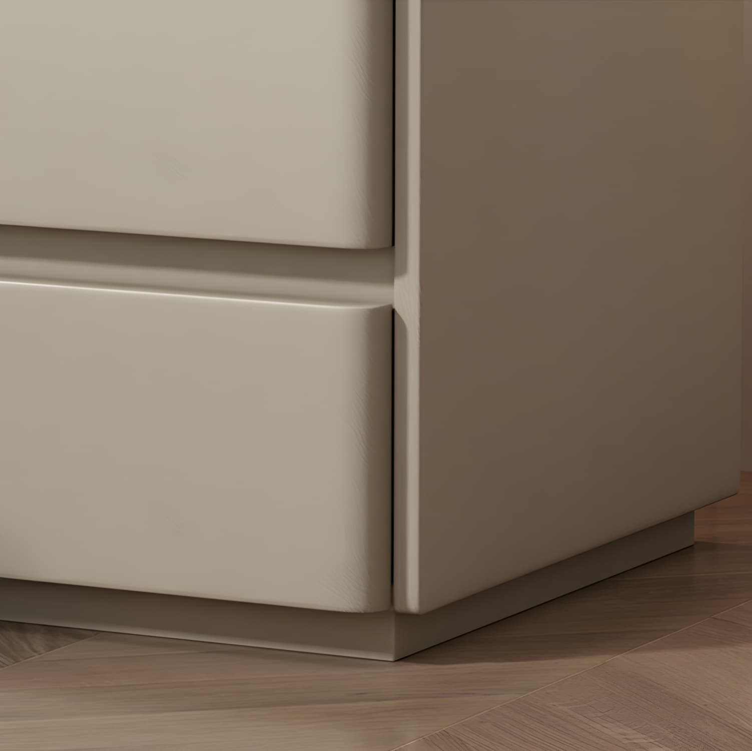 Modern Three Drawers Table Nightstand with Slate Countertop for Bedroom - image 15