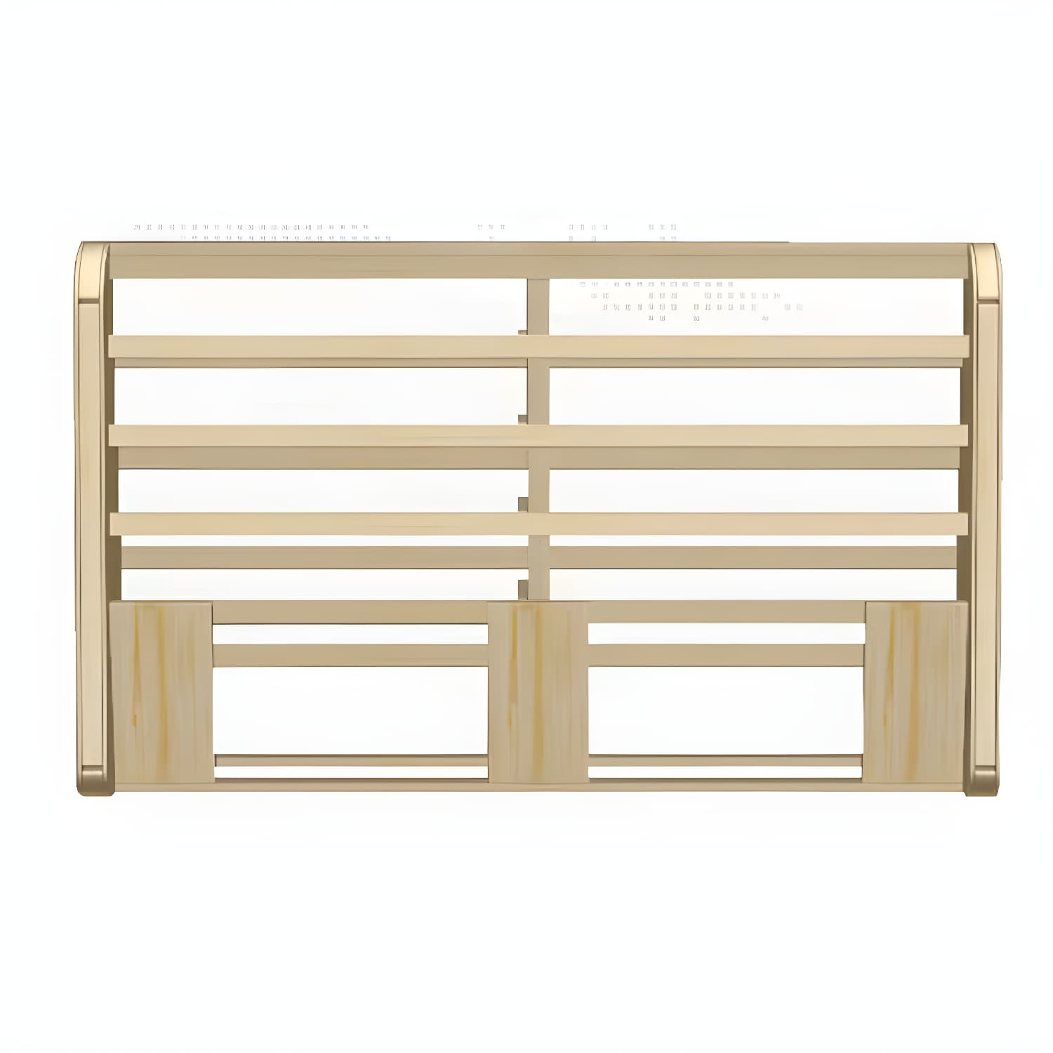 Contemporary Headboard Bed with Tufted Leather Upholstery in Rectangular - image 16