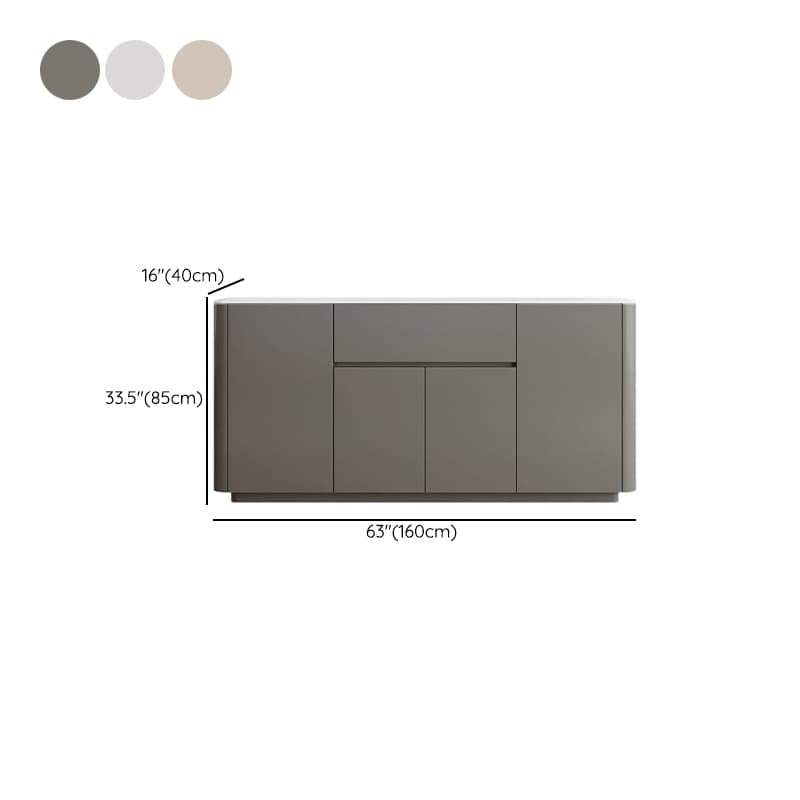 Standard/Wide Stone 3 Drawers/1 Drawer Hutch 1 Shelf 4 Doors/3 Doors/2 Doors Microwave Shelf Cabinet - image 16