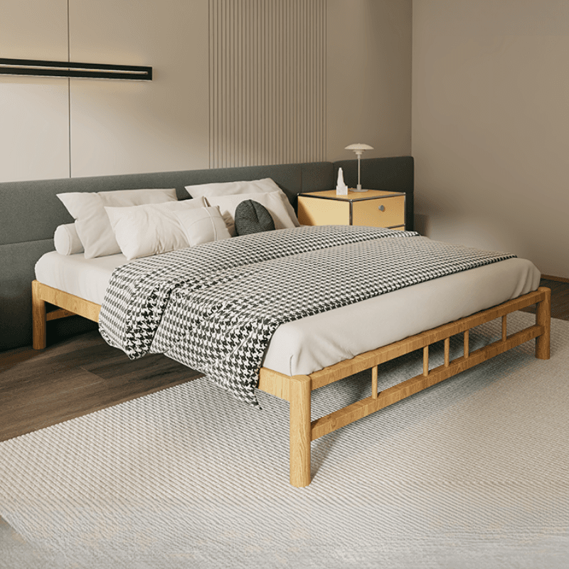 Solid Color Stainless Steel Platform Bed for Bedroom - image 7
