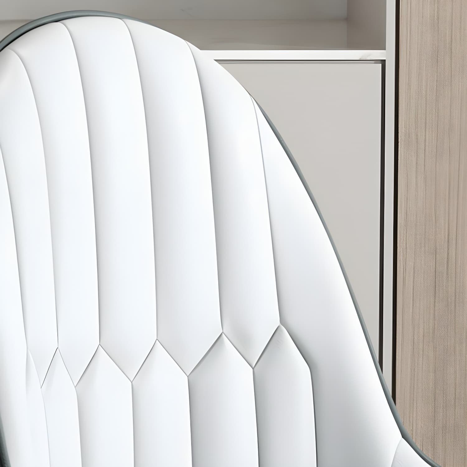 Dining Room Armless Dining Chair Parsons Faux Leather Dining Chair - image 16