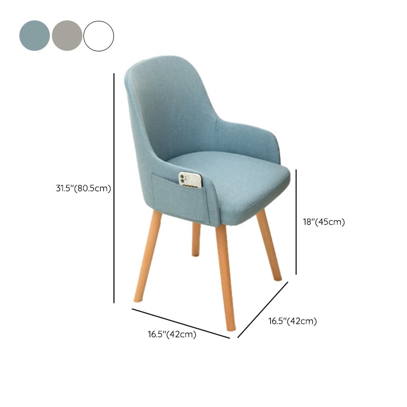 Rotatable/Non-Rotatable Steady Outlined Upholstered Arm Chair for Dinette with Solid Back and Foot Pads in a Modish Style - image 21