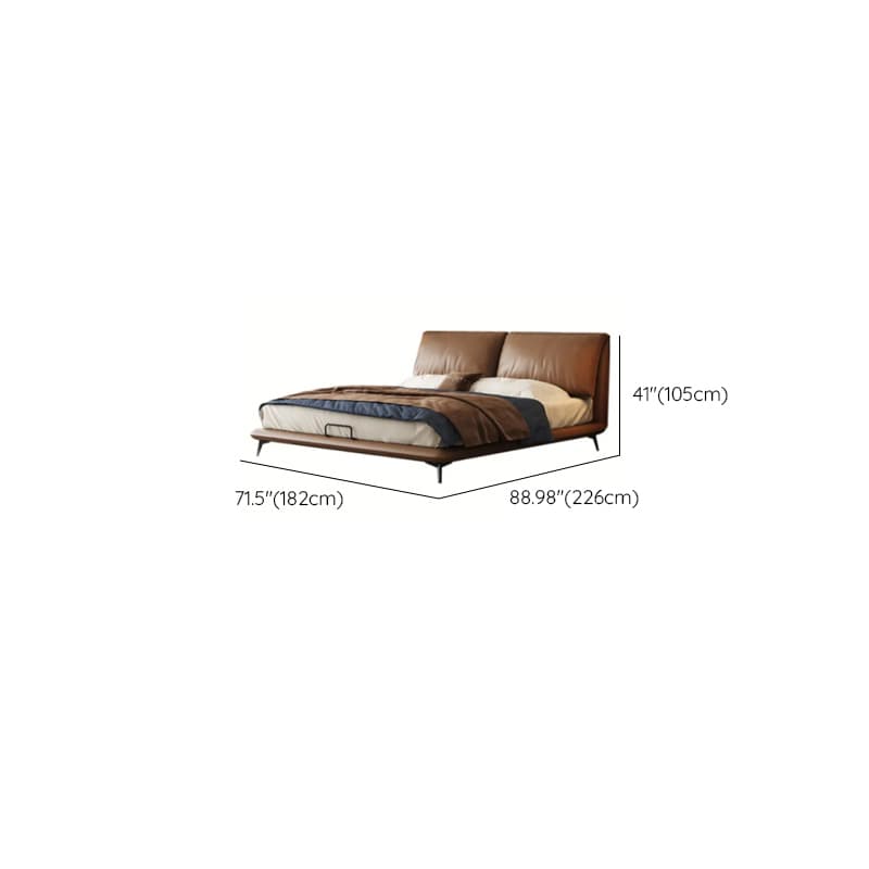 Storage Included Panel Bed with 3 Storage Boxes, Pine Wood Frame, and Sponge Upholstery - image 14