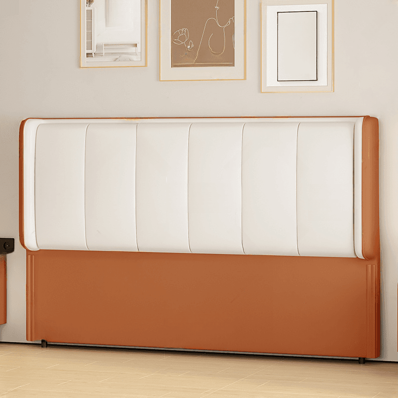 Art Deco Style Panel Headboard in Timber with No Distressing, Rectangle Shape for King/Queen/Full Bed, Featuring Sponge Upholstery and Standard Height - image 8