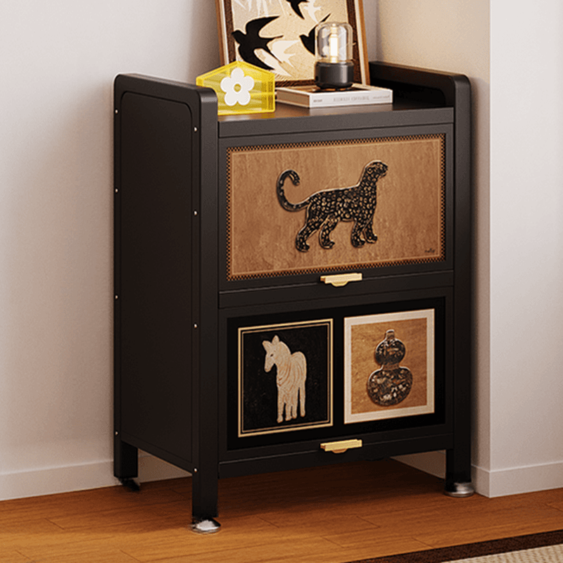 Detached Accent Cabinet with Damp-proof Steel Countertop