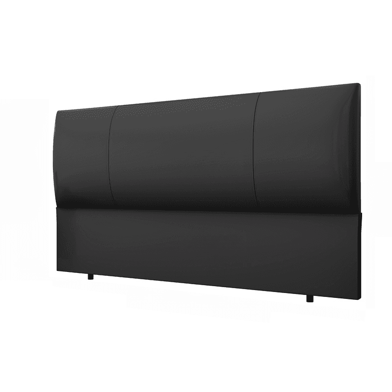 Simplistic Style Panel Headboard in Natural Wood with No Distressing, Rectangular Shape for Queen/Full/Twin XL Bed, Featuring Sponge Upholstery and Standard Height - image 3