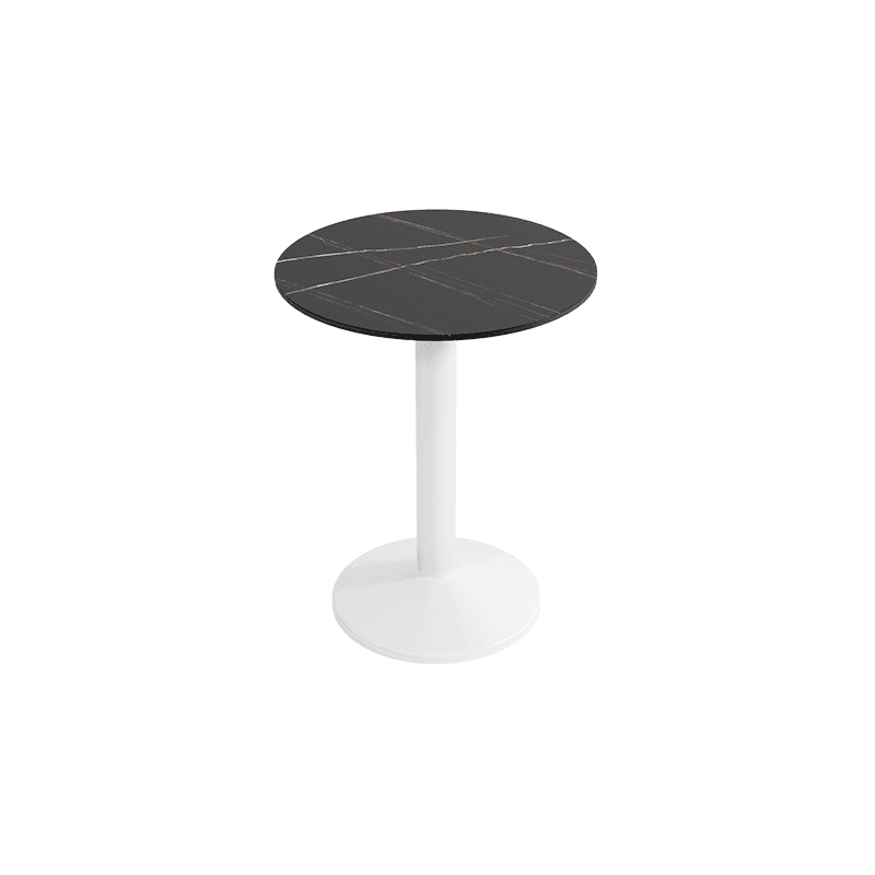 Casual Dining Table with Sintered Stone Top, Fixed Table, Scratch-shielded, for 2/4 People - image 5
