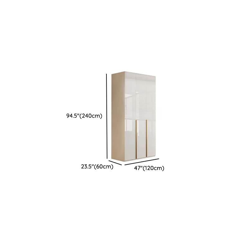 Chalk Minimalist Laminate Cabinet Armoire with Soft Close Drawer, Soft Close Door, Interior Shelves, and Clothing Rod - image 14