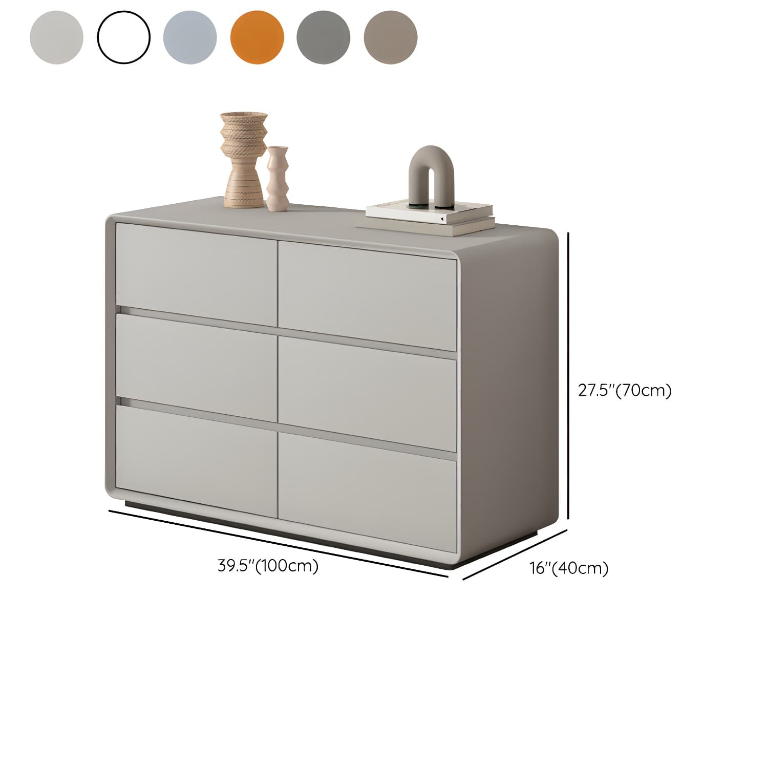 Modern Double Dresser with Drawers - Wood Finish, Horizontal Orientation, No Distressing - image 21