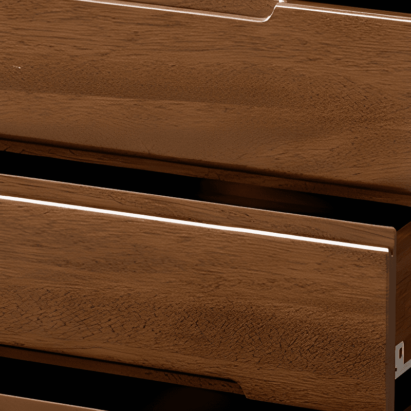 Trendy Walnut Wood Lingerie Chest/Double Dresser with 5/4/6 Drawers Vertical/Horizontal - image 10