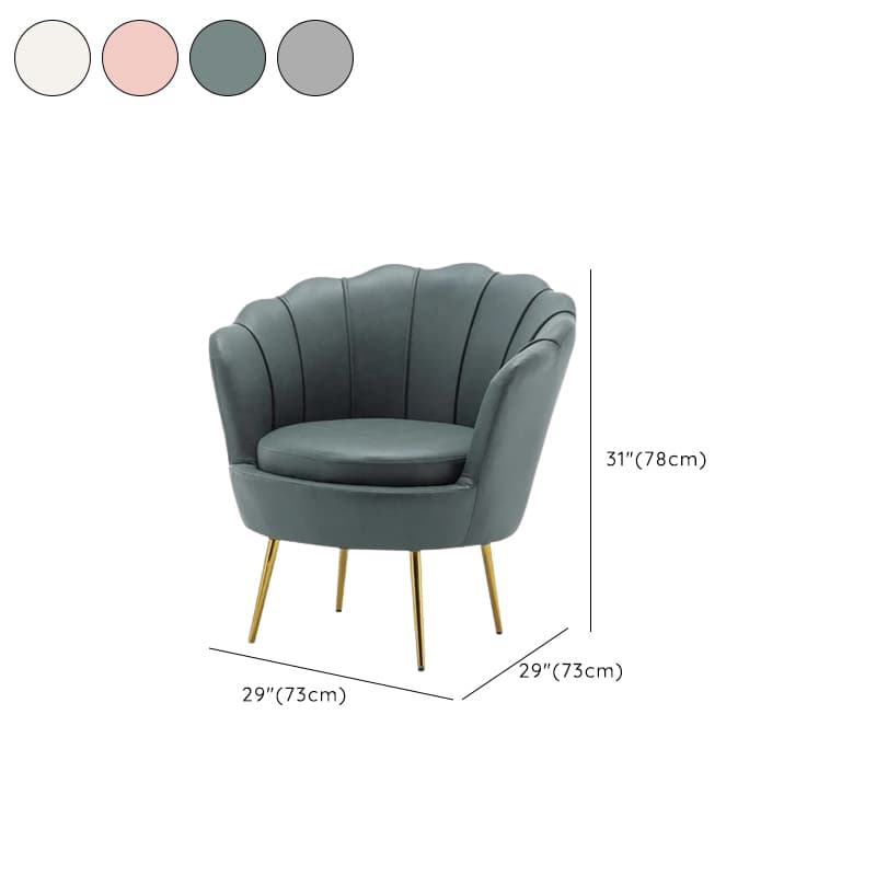 Magenta/Olive Green/Cerulean Single Sofa/Loveseat with Sloped Arms Sitting Room - image 22