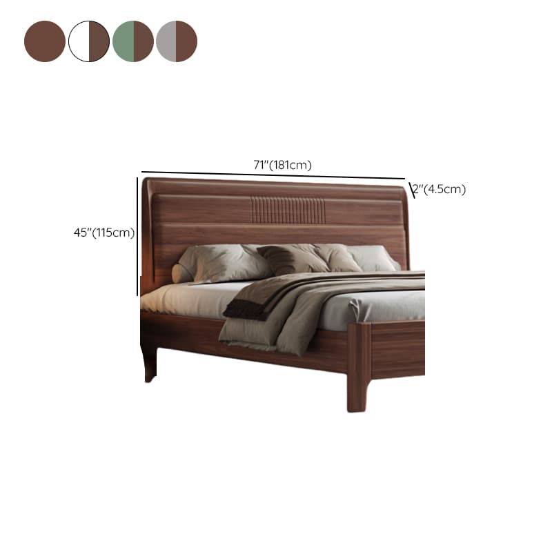 Standard（36-55“） Free-standing Standard Rectangle Wood Panel with Sponge Cushion for Full(54"W x 75"L) Bed, No Distressing - image 12