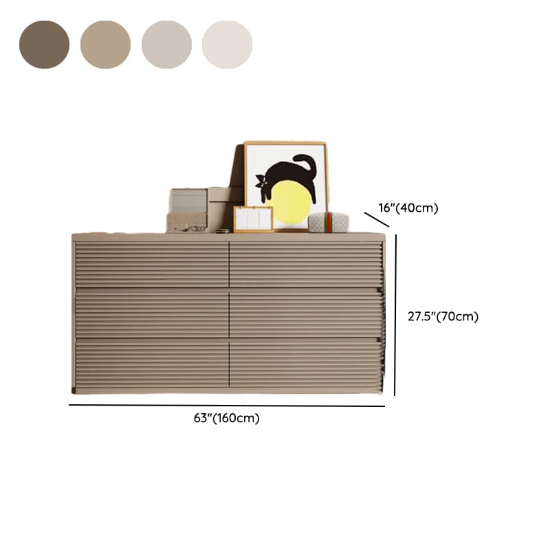 Modern Simple Style Console Dresser/Bachelor Chest Composite Wood with 3 Tiers - image 19