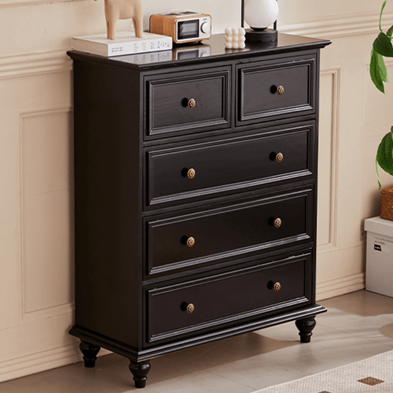 Casual Raw Wood Console Dresser/Semainier with 5/7/9 Drawers in Horizontal/Vertical Orientation - image 4