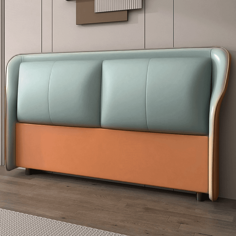 Simplistic Wingback Headboard in Rectangular Shape for Twin XL/Full/Queen Bed, Crafted from Lumber with No Distressing, Featuring Sponge Upholstery and Standard Height - image 4