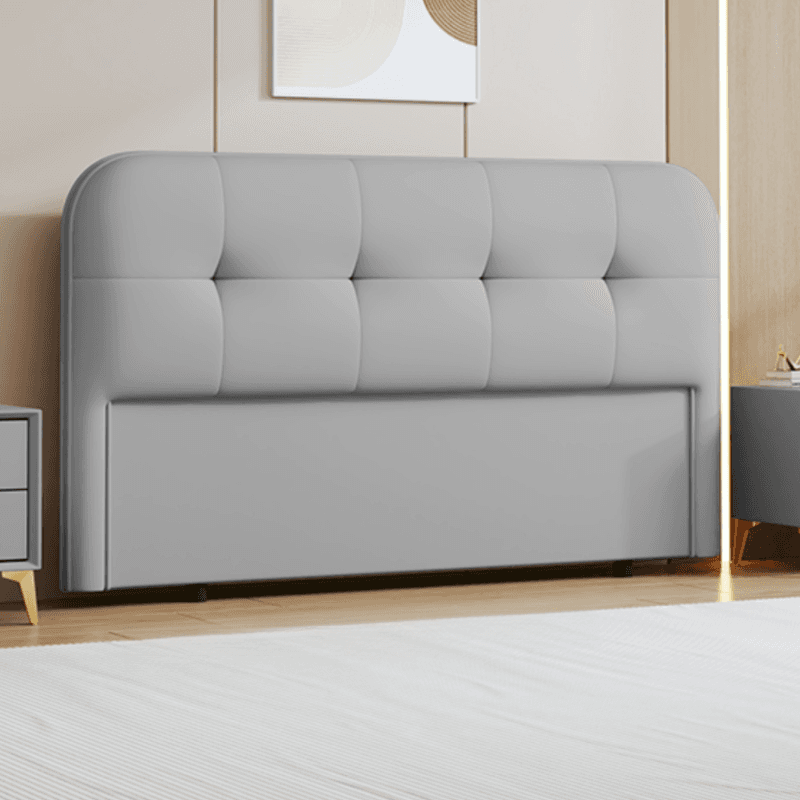Modern Simple Style Panel Headboard with No Distressing, Piled Tufted Rectangle Design for King/Queen/Twin XL Bed, Featuring Sponge Upholstery and Standard Height - image 8