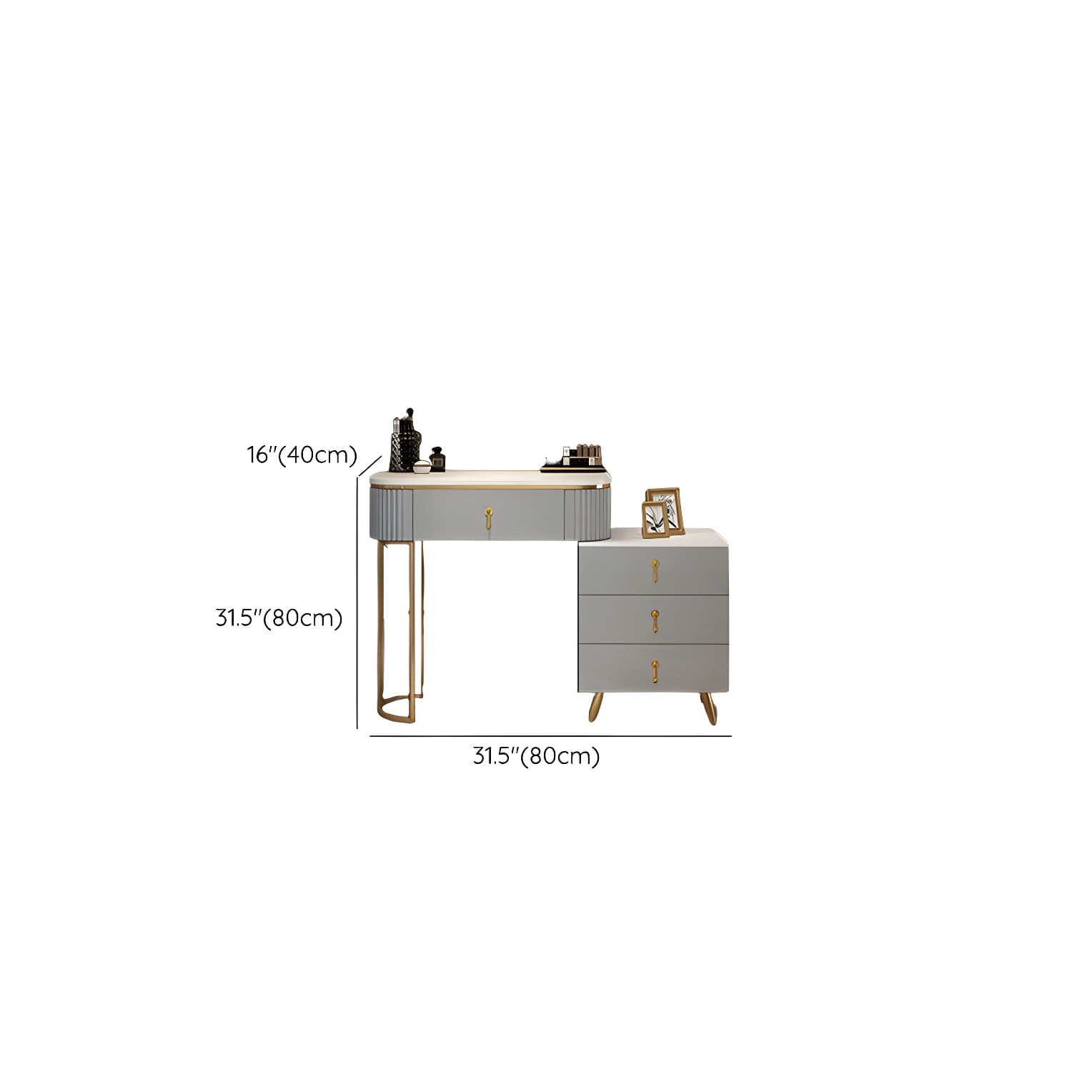 Modern Simple Style Vanity Dressing Table with Drawers for Bedroom - image 19