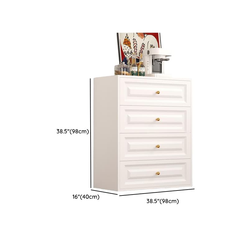White Simple Iron Lingerie Chest/Bachelor Chest with 5/4/3 Drawers in Vertical/Horizontal Orientation - image 11