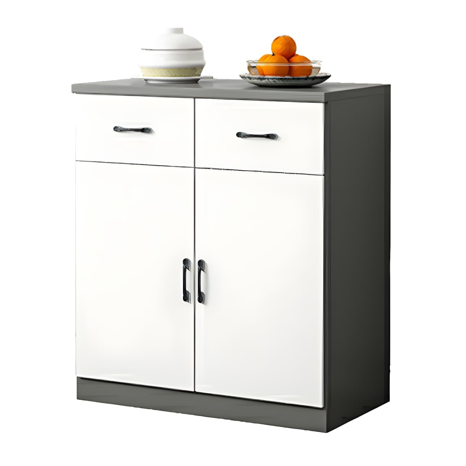 Modern Wood Sideboard Credenza with Drawers and Cabinets - Functional Storage Solution - image 8