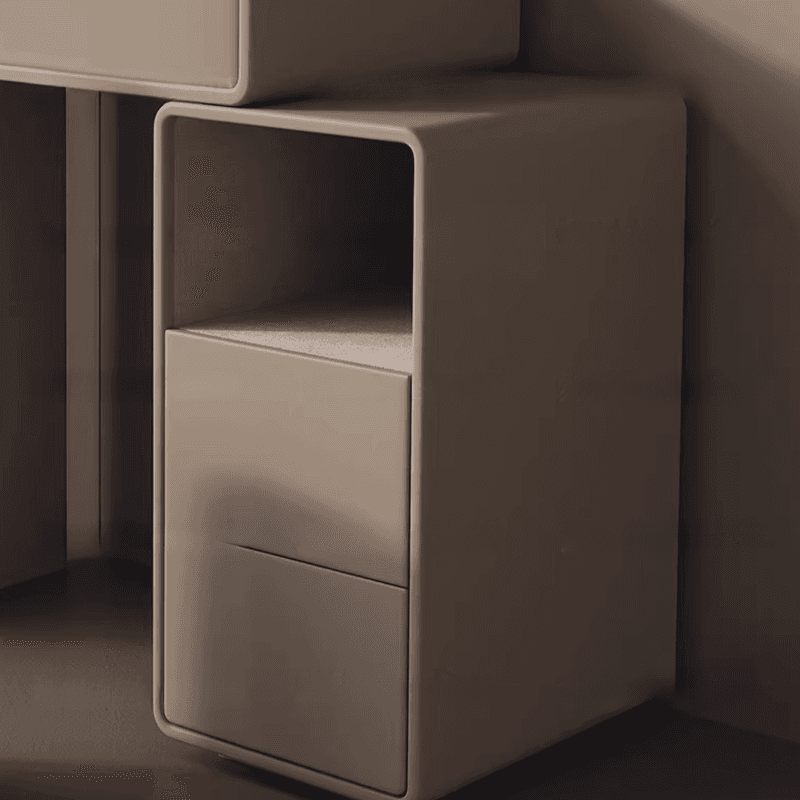 Multi-Purpose Tan Vanity Set with Lighting, Push-Pull, Adjustable Touch, and Adjustable Brightness - image 7