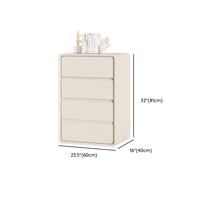 Ivory Contemporary Faux Leather Dresser with 3/4/5 Tiers - image 13