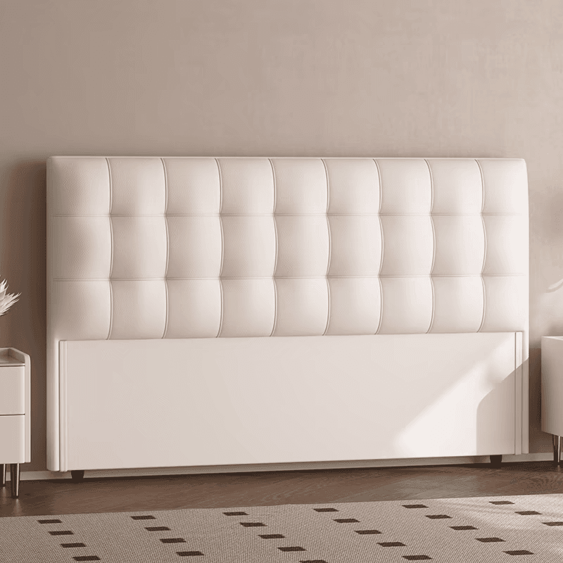 Trendy Panel Headboard with No Distressing, Piled Tufted Rectangle Design for King/Queen/Full Bed, Featuring Sponge Upholstery and Standard Height - image 5
