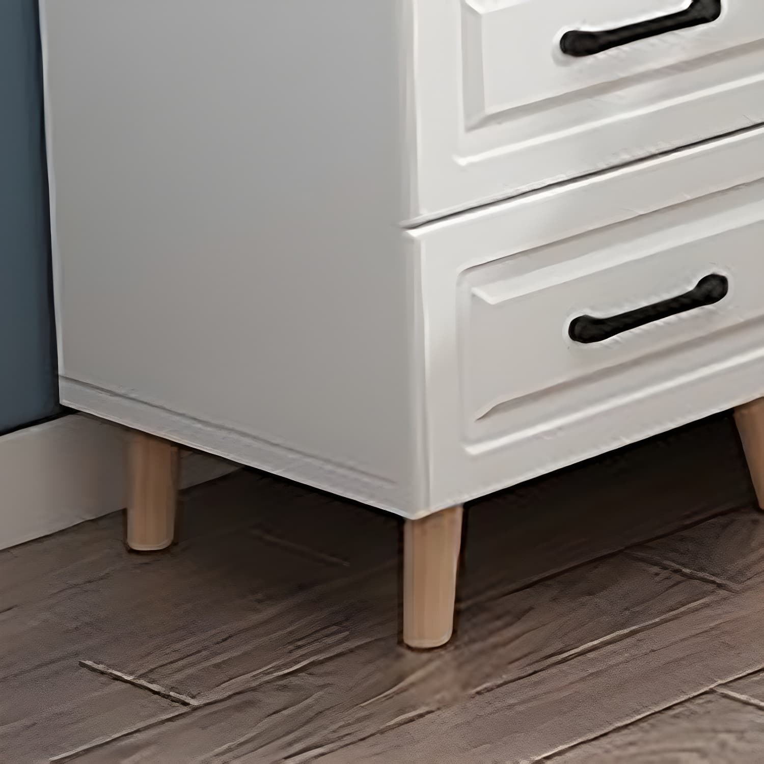 Bar Pulls Contemporary Manufactured Wood with Shelves Corner Accent Cabinet - image 15