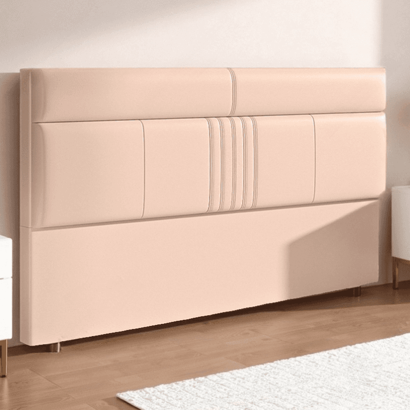 Simplistic Panel Headboard in Pine Wood with Rectangular Shape for King/Queen/Full Bed, Standard Height, Sponge Upholstery, No Distressing - image 8