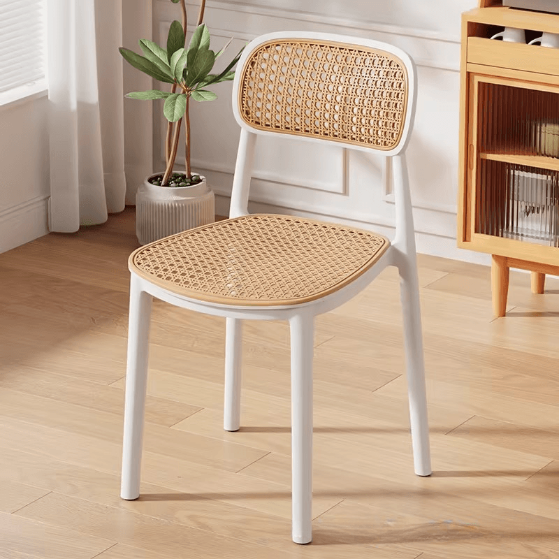 Contemporary Side Chair with Uncovered Back, Cocoa/Sage/Wood Grain Synthetic Legs - image 6