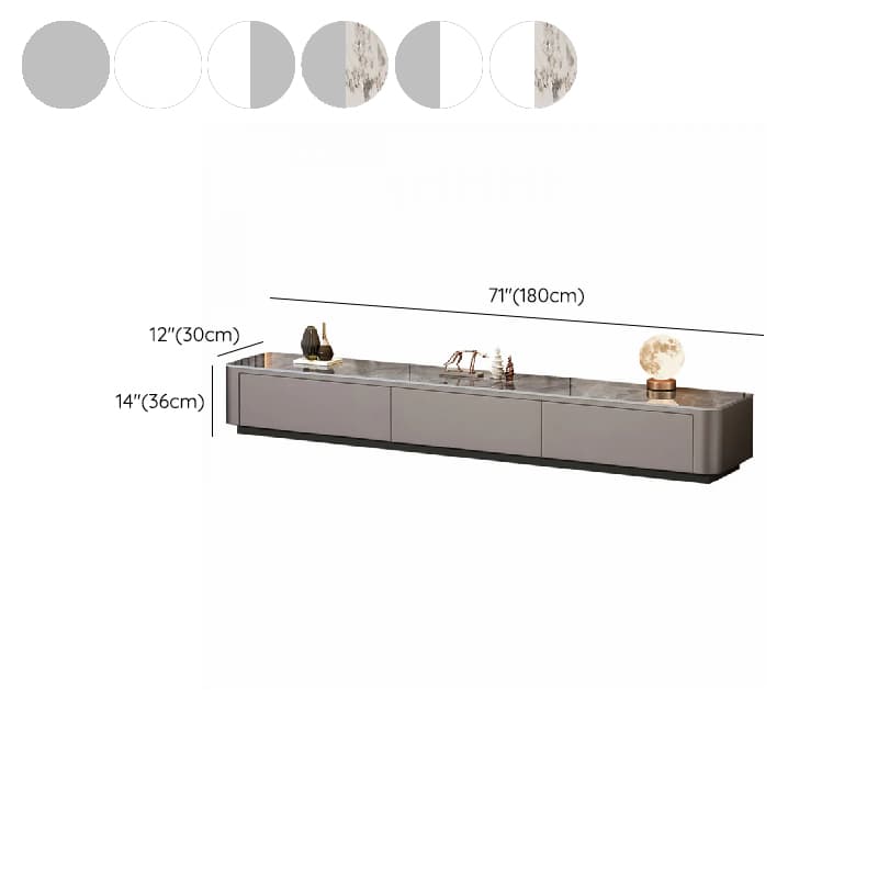 Deco Stone Rectangular TV Stand with Enclosed Storage & 4-Drawer/3 Drawers Parlor - image 14