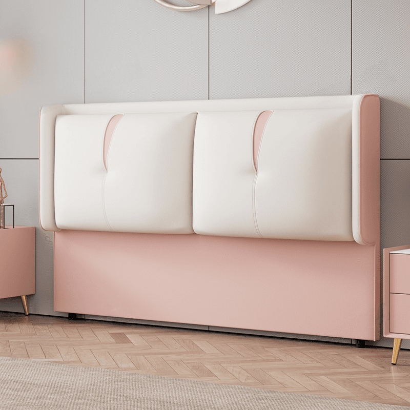 Simplistic Wingback Headboard in Pine Wood with No Distressing, Rectangular Shape for King/Queen/Full Bed, Featuring Sponge Upholstery and Standard Height - image 7
