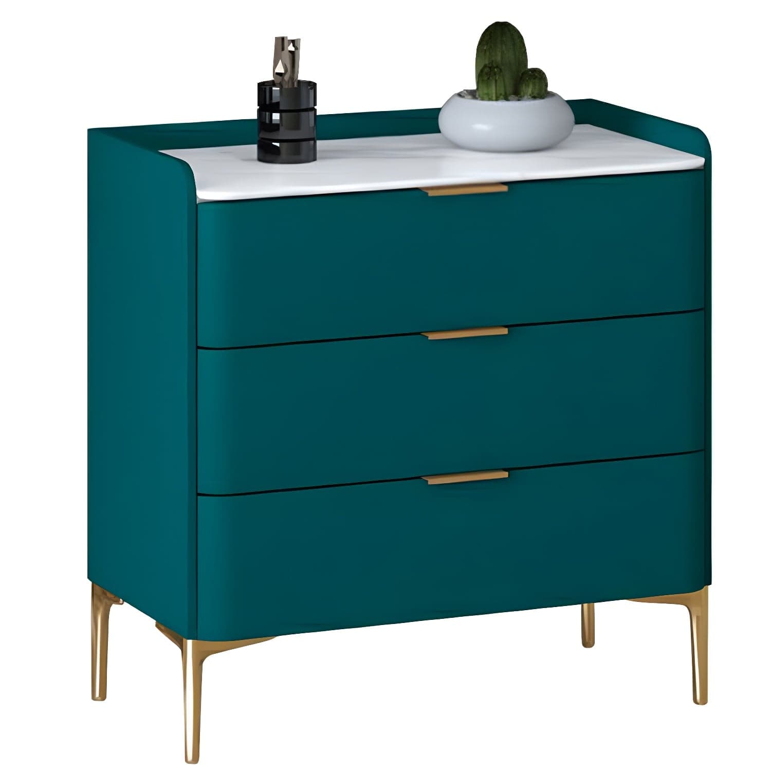 Modern Pine Wood Dresser with Drawers and Soft Close Glides in Narrow Design - image 4