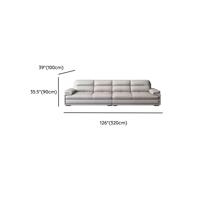 Versatile Straight/L-Shape White Sofa/Sofa Recliner with Horizontal/Right Hand Facing Orientation - image 14