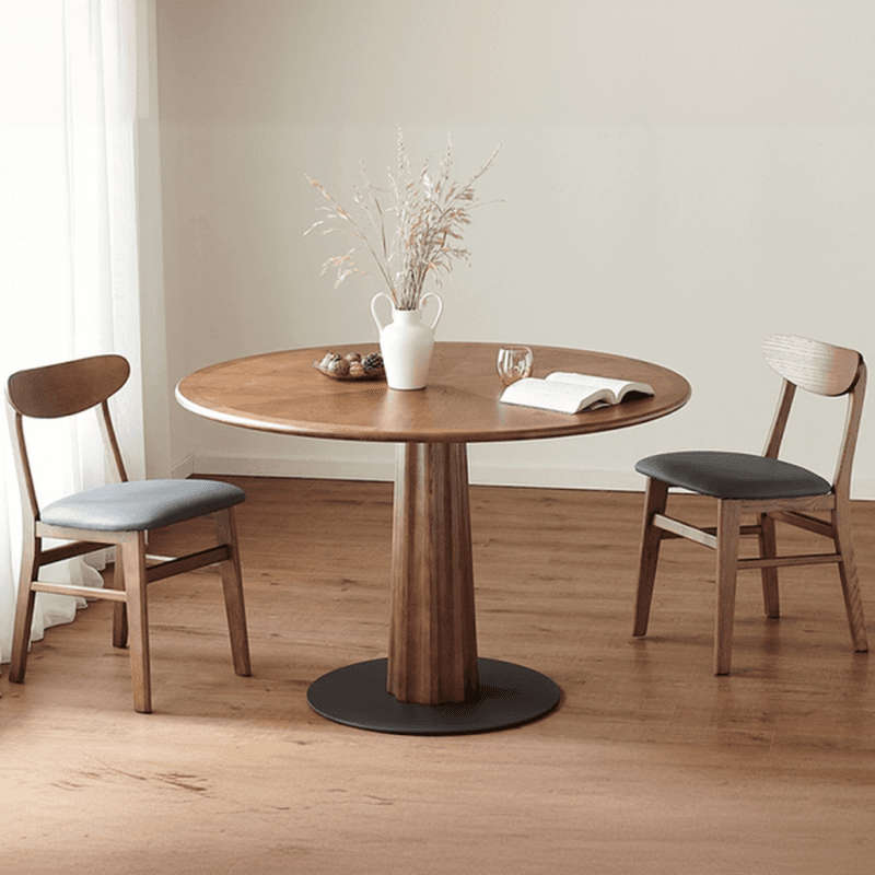 Modern Simple Style Natural Wood Finish Natural Wood Dining Table Set for 2/6 People - image 13