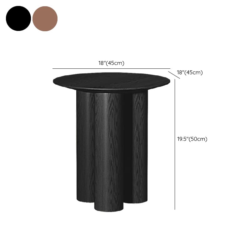 Orbicular Travertine/Lumber Coffee Table with Wooden Legs for Home - image 10