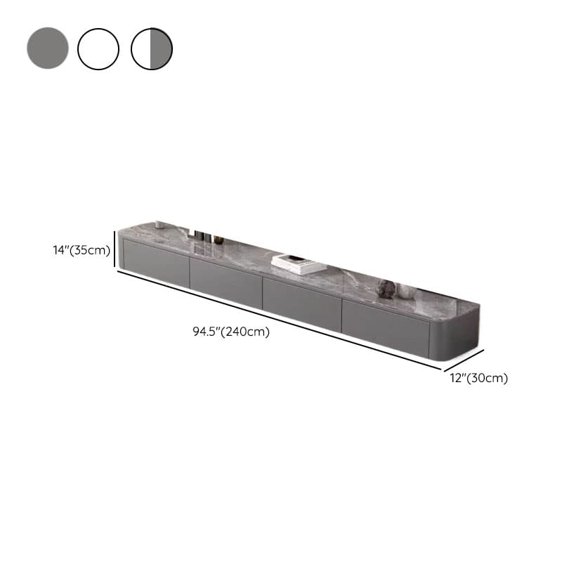 Casual Sintered Stone TV Stand with Multiple Drawer Options - image 19