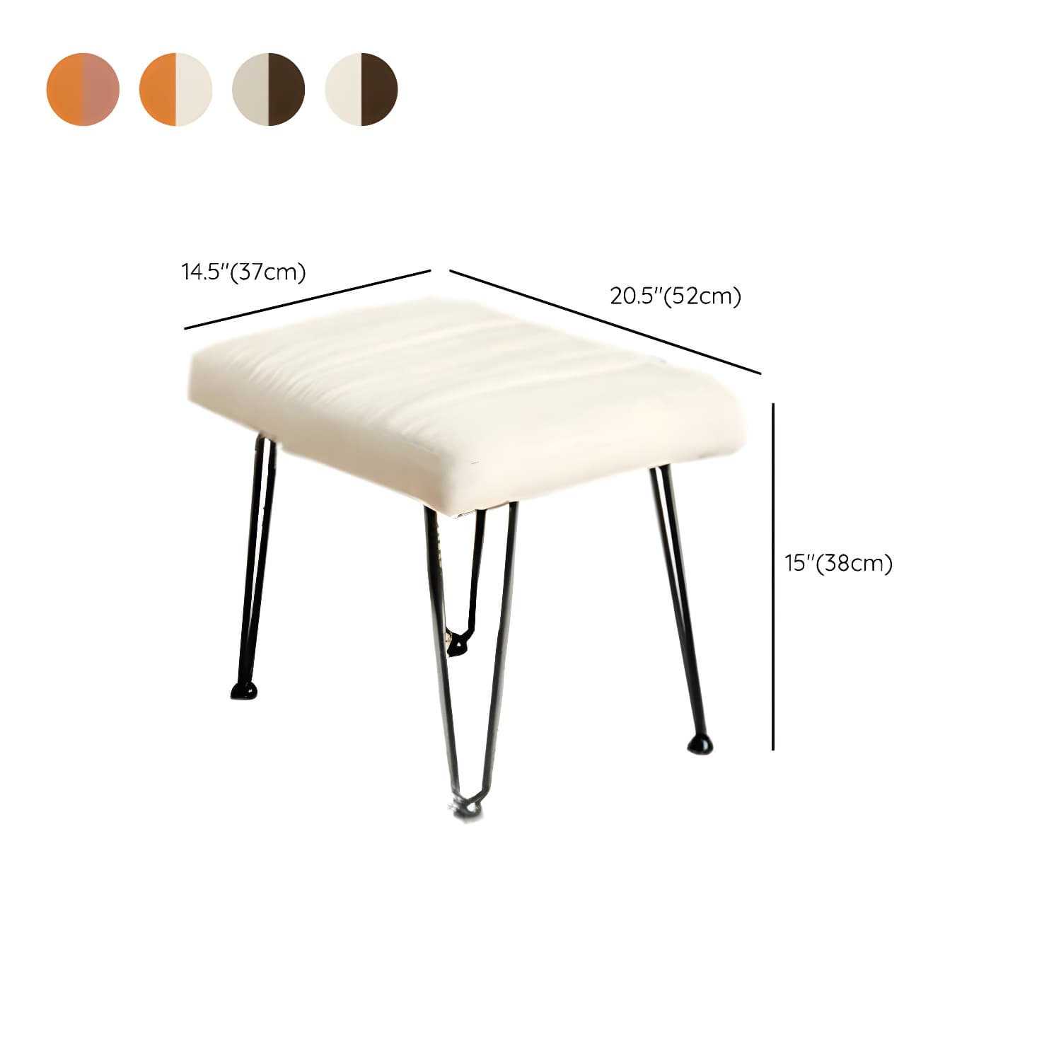 Stylish Modern Metal Rocking Chair with Tufted Upholstery and Stain-Resistant, Removable Cushions - image 20