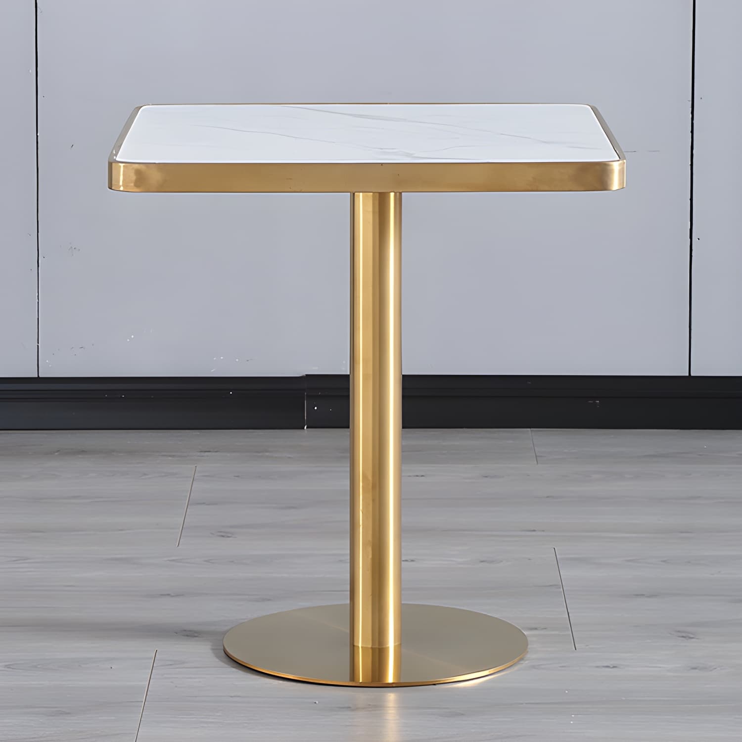 Sintered Stone Three-Color Dining Table Luxury Tulip Base Table for Dining Room - image 14
