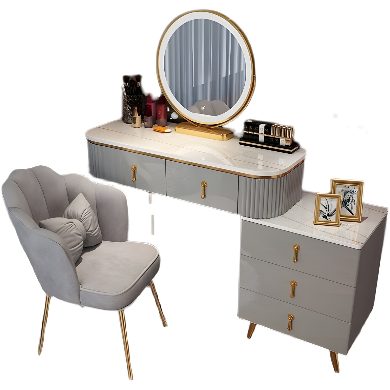Modern Simple Style Vanity Dressing Table with Drawers for Bedroom - image 7