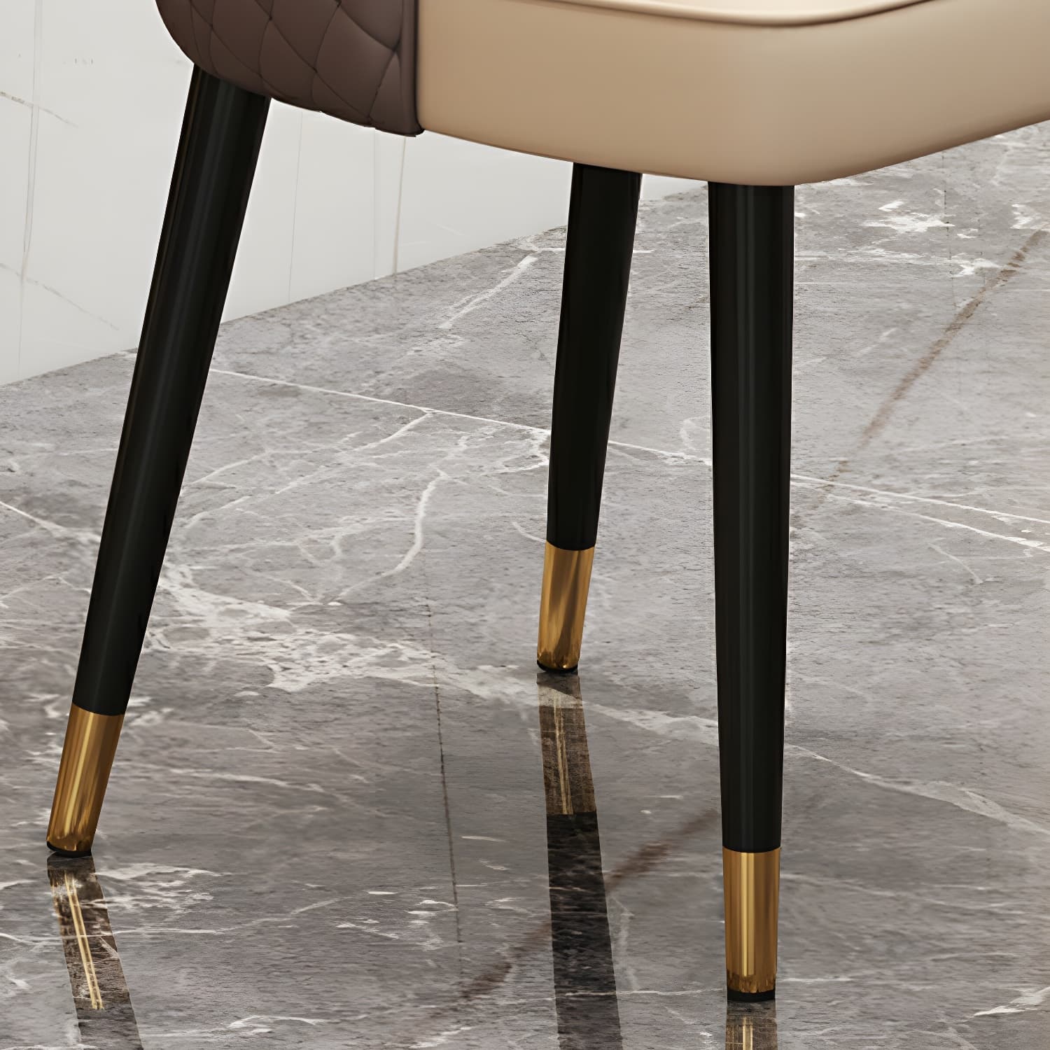 Comfortable and Stylish Faux Leather High Back Upholstered Chair for Kitchen and Dining - image 16