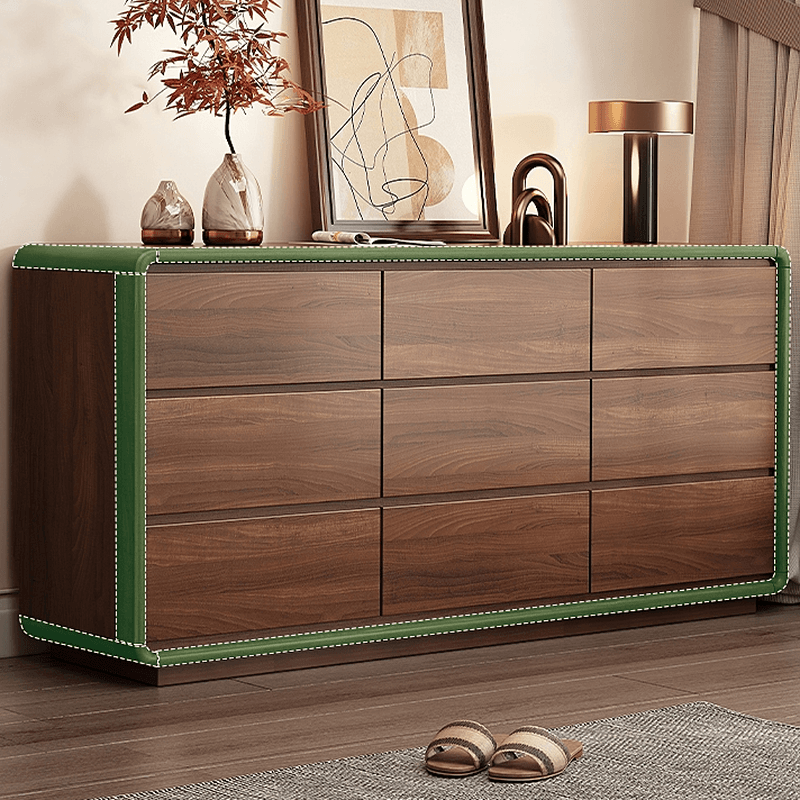 Modish Raw Wood Square Double Dresser/Bachelor Chest/Wardrobe Chest with 6 Drawers/7 Drawers/5 Drawers in Horizontal/Vertical Orientation - image 6