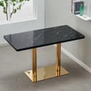 Color Gold/Black Marbling
