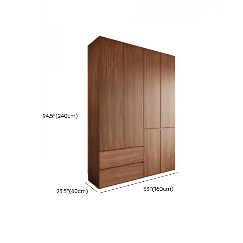 Acorn Minimalist Laminate Independent Wardrobe Closet with Soft Close Drawer, Soft Close Door, and Interior Shelves - image 17