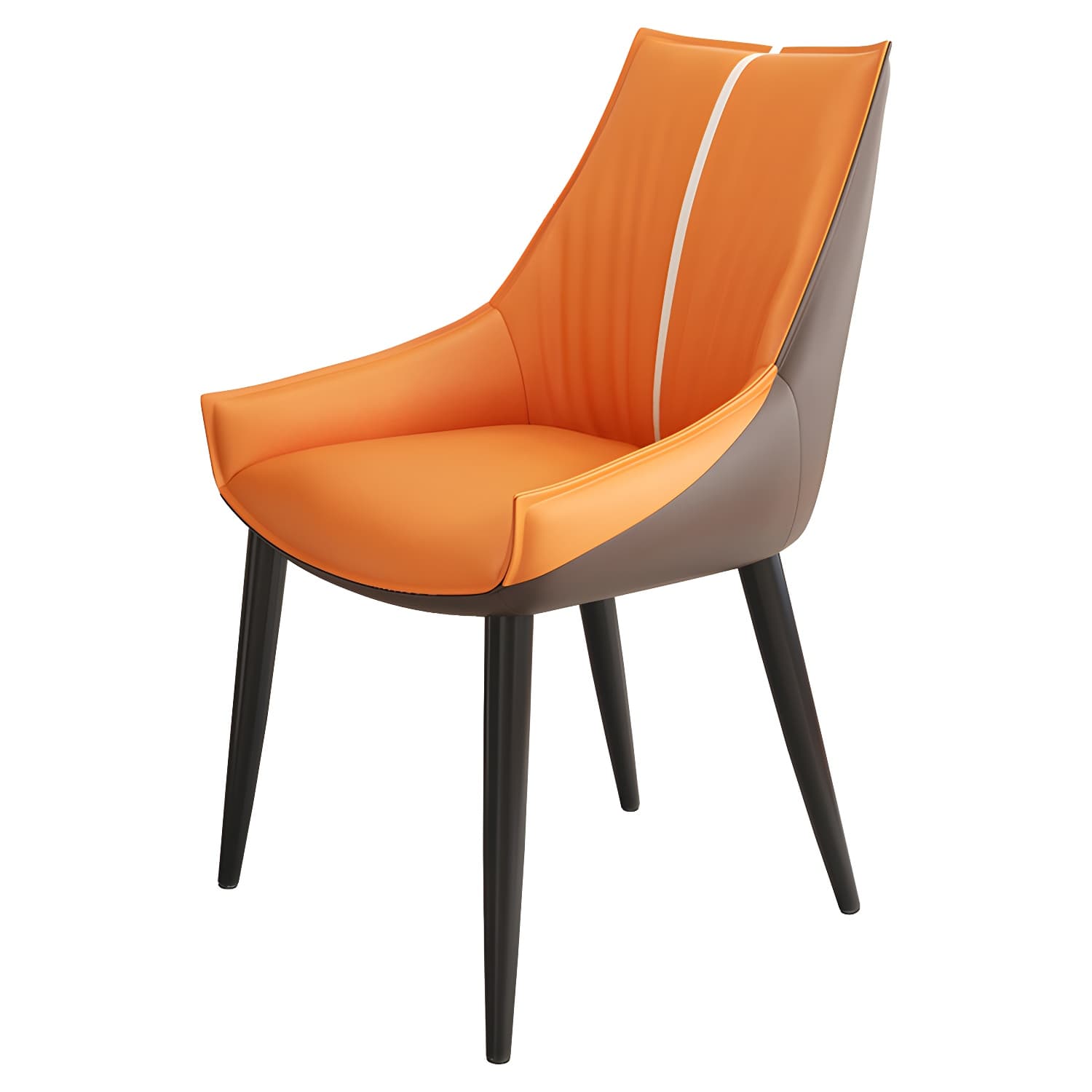 Glam Style Parsons Back Upholstered 4 Legs Home Use Dining Side Chair - image 14