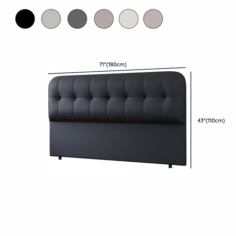King(76"W x 80"L)/Queen(60"W x 80"L)/Full(54"W x 75"L) Button-tufted Rectangular Panel Headboard with Lumber Frame, Sponge and With Legs, Standard（36-55“） H - image 15