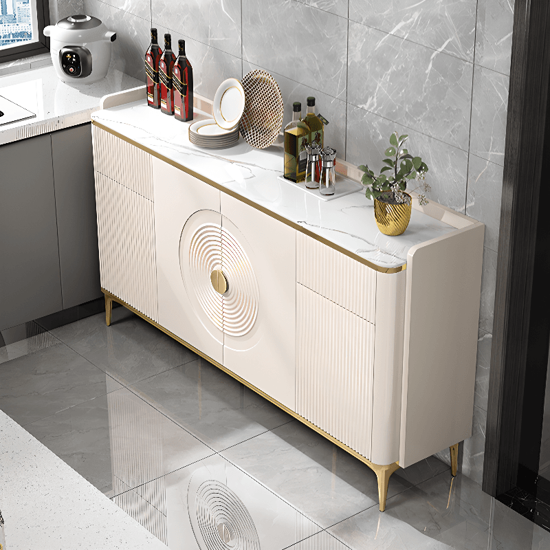 Art Deco Ground Sideboard/Server, Independent with Kitchen Tool Storage and Counter Slab - image 13
